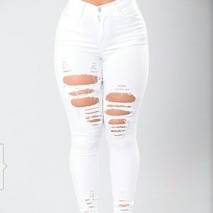 Beautiful distressed jean